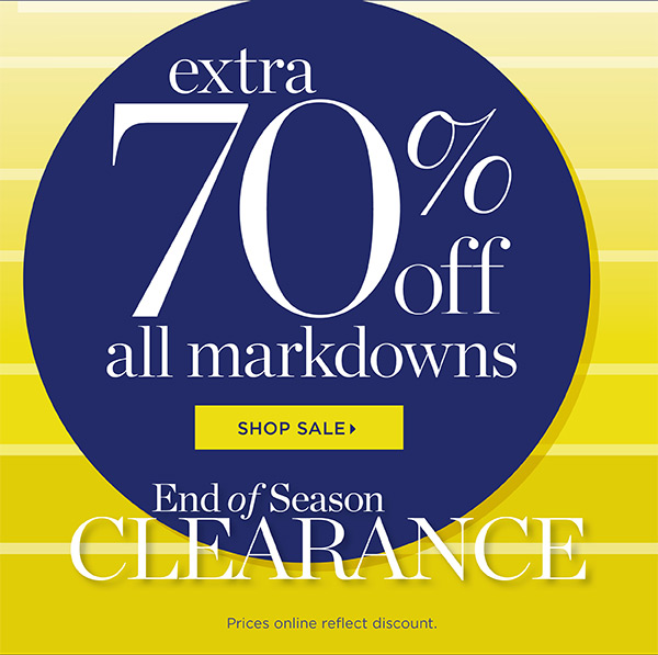 Hours Left! Last Chance Extra 70% off all markdowns | Shop Sale