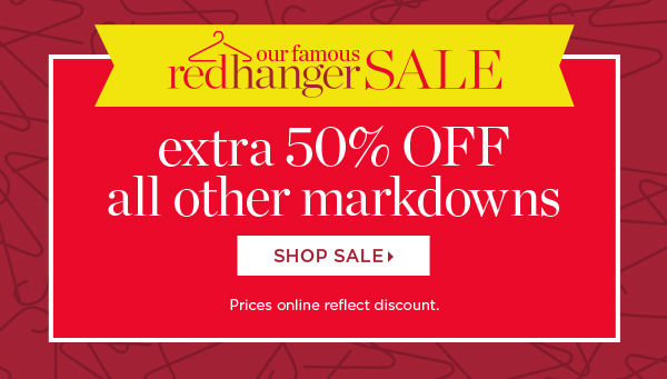 Plus, Extra 50% off all other markdowns. Shop Sale