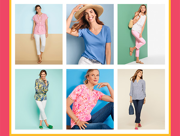 The Summer Stock-Up Sale Tees $24.50 and Crops $49.50 | Shop Now
