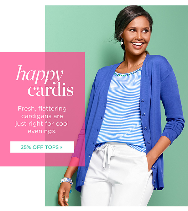 25% off Tops | Shop Now