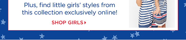Plus, find little girls' styles from this collection exclusively online! Shop Girls