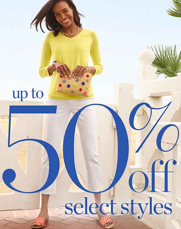 Flash Sale. Up to 50% off Select Styles. Shop Now