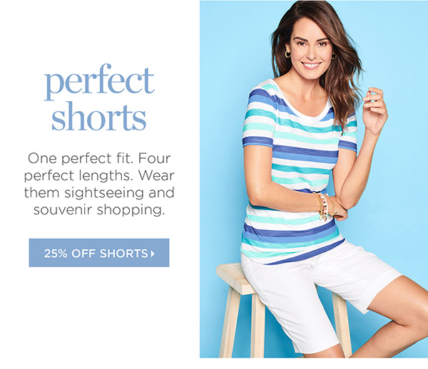 25% off Shorts. Shop now