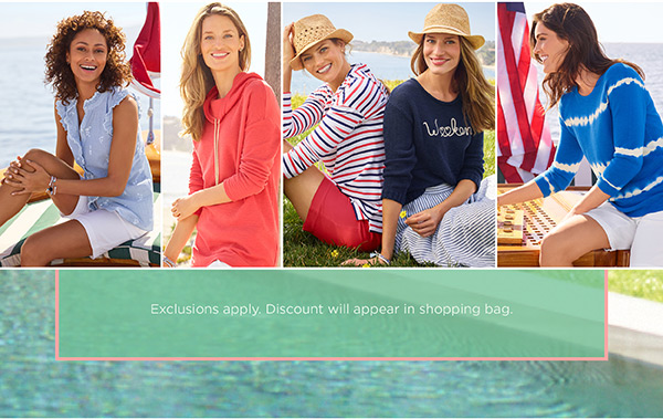 Online & In Stores. All Tops (regular price) 30% off. Shop Tops