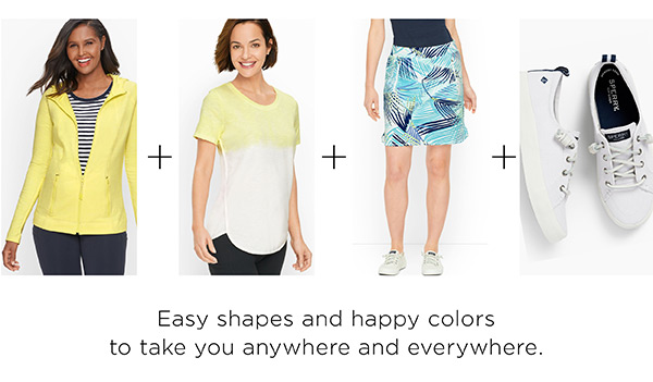 Easy shapes and happy colors. Shop Now