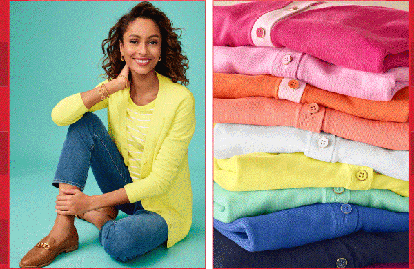 Hours Left! Our Summer Red Hanger Sale! Extra 25% off markdown sweaters. On top of an extra 40% off markdowns! Shop Sale Sweaters