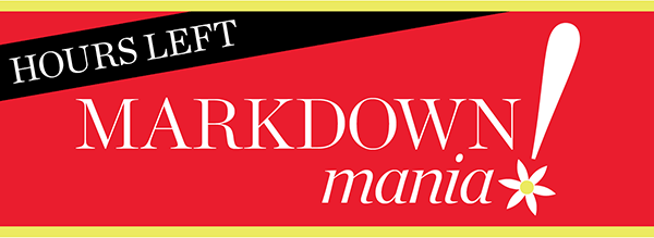 Hours Left. Markdown Mania All Markdowns 60% off two or more or, 50% off one | Shop Sale