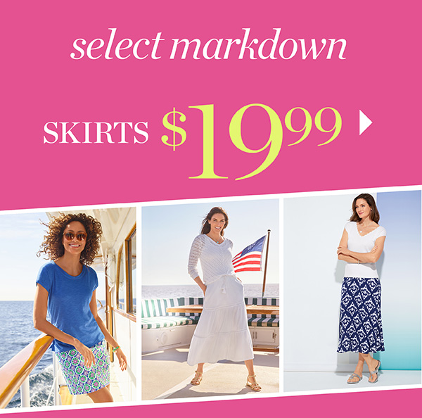Skirts $19.99 | Shop Now