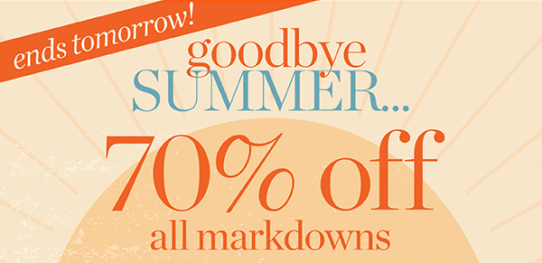 In Stores & Online Labor Day Weekend Event. Shop All Sale