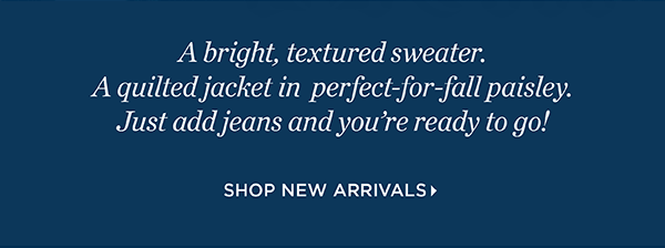 Shop New Arrivals