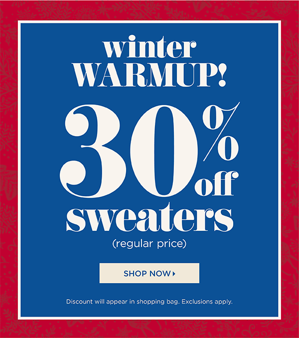 30% off regular price Sweaters | Shop Sweaters