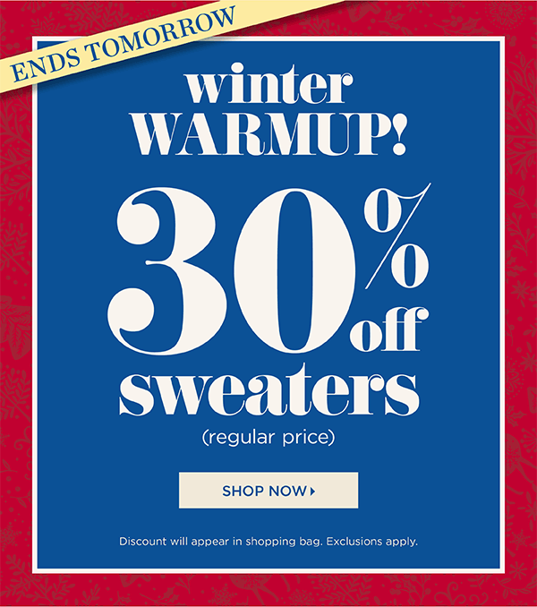 30% off regular price Sweaters | Shop Sweaters