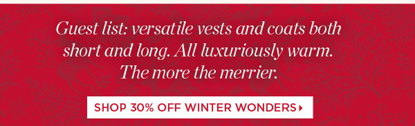 Shop 30% off Winter Wonders