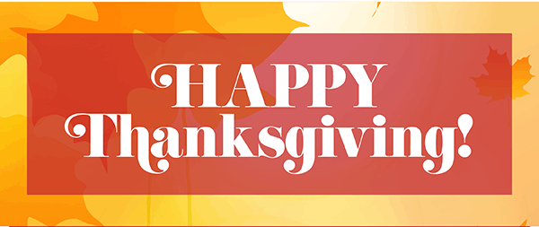 Happy Thanksgiving!