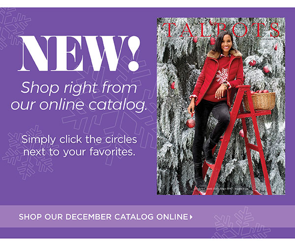 Shop Our December Catalog Online