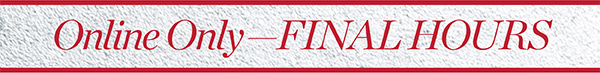 Online Only - Final Hours