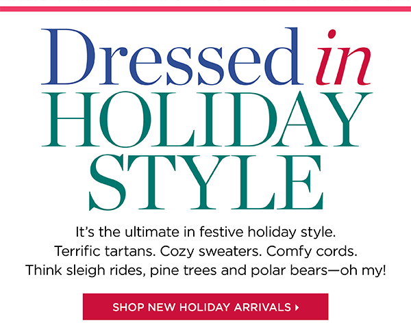 Shop New Holiday Arrivals