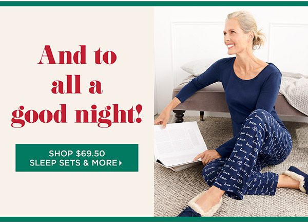Shop $69.50 Sleep Sets & More