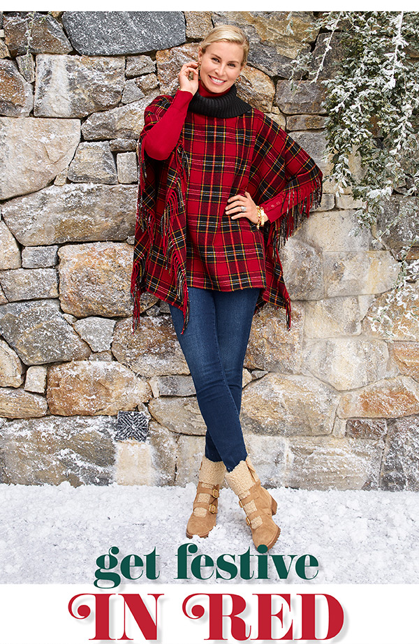 Get Festive in Red. Shop Now