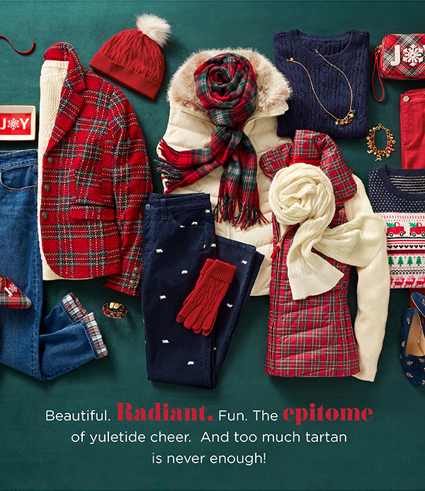 Get Festive in Red. Shop Now