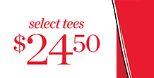 Select Tees $24.50. Shop Now