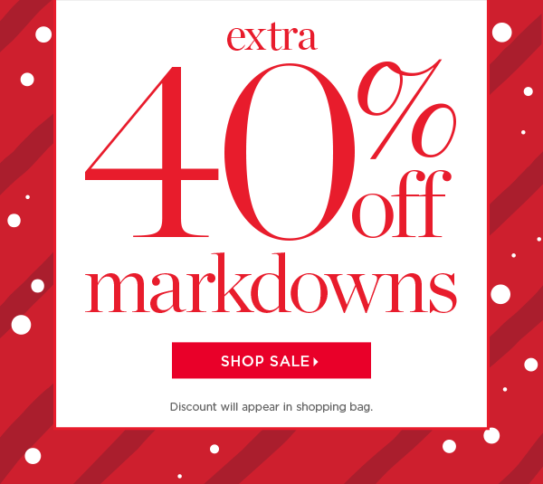 Online Only—Ends at Midnight! $25 off every $150 you spend combines with 40% off markdowns. Shop Sale