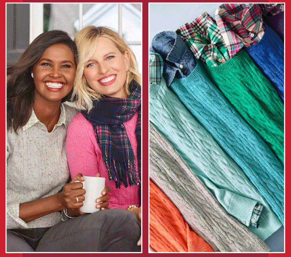 Our Winter Red Hanger Sale. All markdowns 60% off two or more, or, 50% off one. Shop Sale