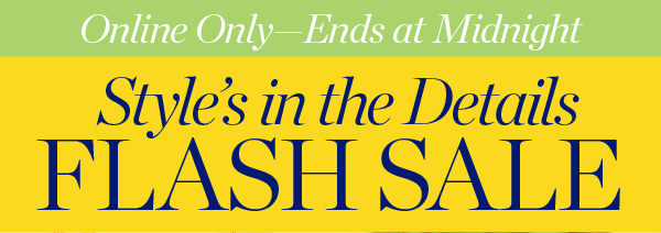 Online Only Ends at Midnight