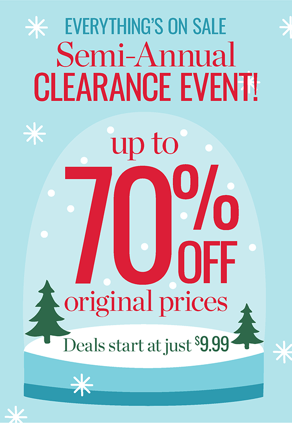 Annual Clearance Event