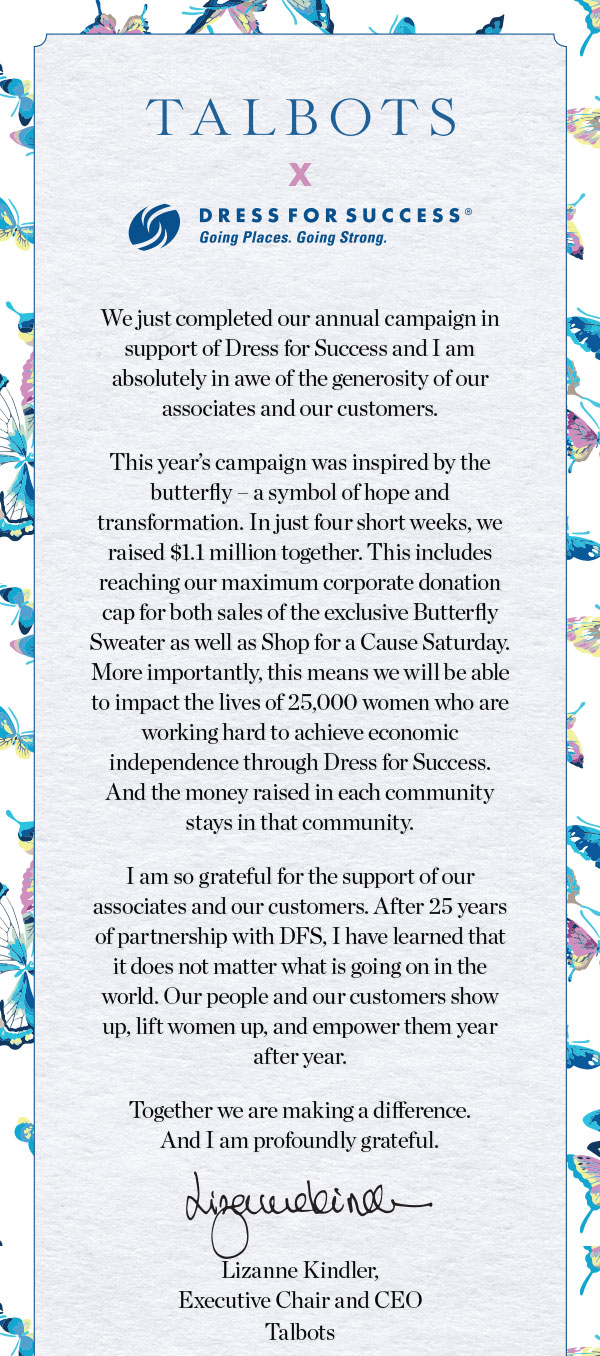Talbots x Dress for Success