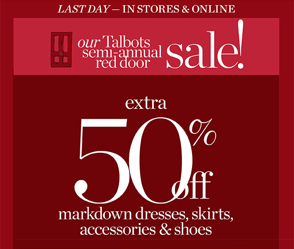 Semi-Annual Sale on Sale! Limited Time Extra 50% off Markdown Dresses, Skirts, Accessories & Shoes | Shop Now