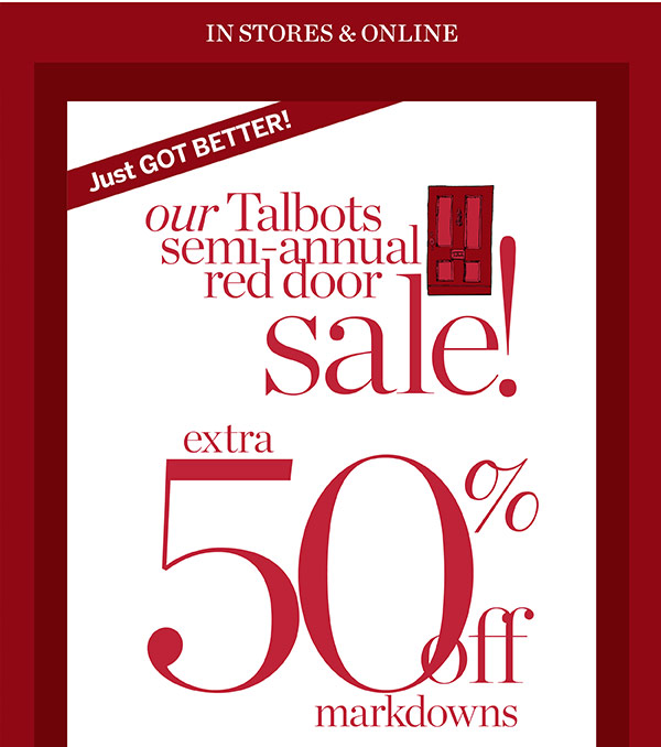 Semi-Annual Sale! Extra 50% Off Markdowns | Shop All Sale