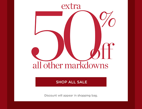 Extra 50% off All Other Markdowns | Shop All Sale