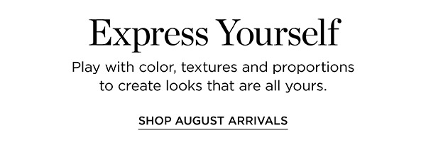 Shop All August Arrivals