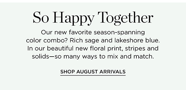 Shop All August Arrivals