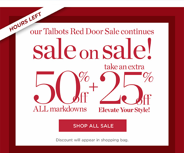 50% off All Markdowns + Extra 25% off | Shop All Sale