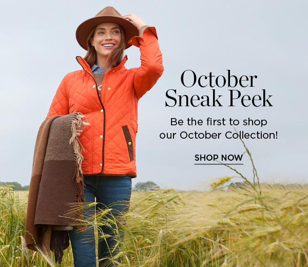 October Sneak Peek. Shop Now