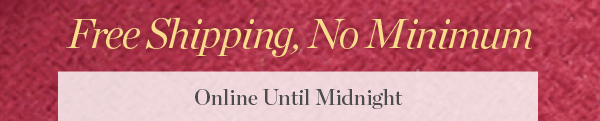 Online Until Midnight Flash Sale!