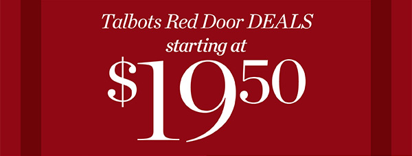 Red Door Deals Starting at $19.50 | Shop Now