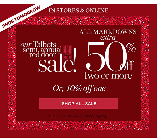 Massive 50% Discount at Talbots Outlet Store! 🎉 - Talbots