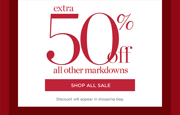 Extra 50% off all other markdowns | Shop Sale