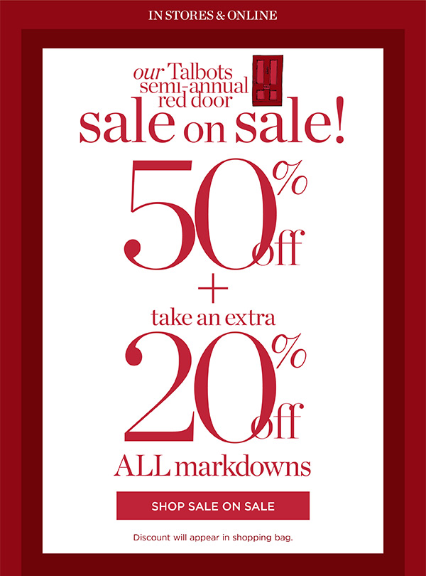 Massive 50% Discount at Talbots Outlet Store! 🎉 - Talbots