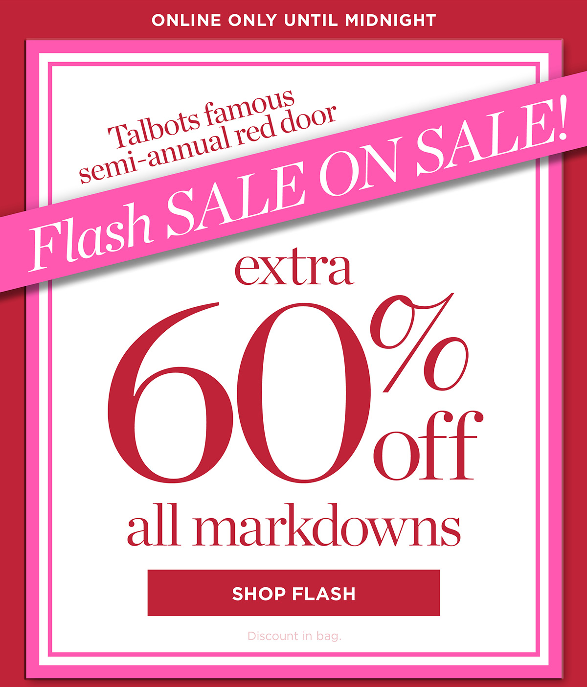 Extra 60% off all markdowns | Shop Flash